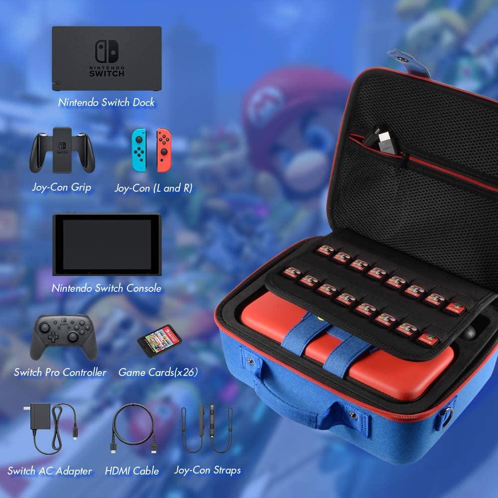 XCSOURCE Carrying Storage Case Compatible with Nintendo Switch System - JOY2ESpree