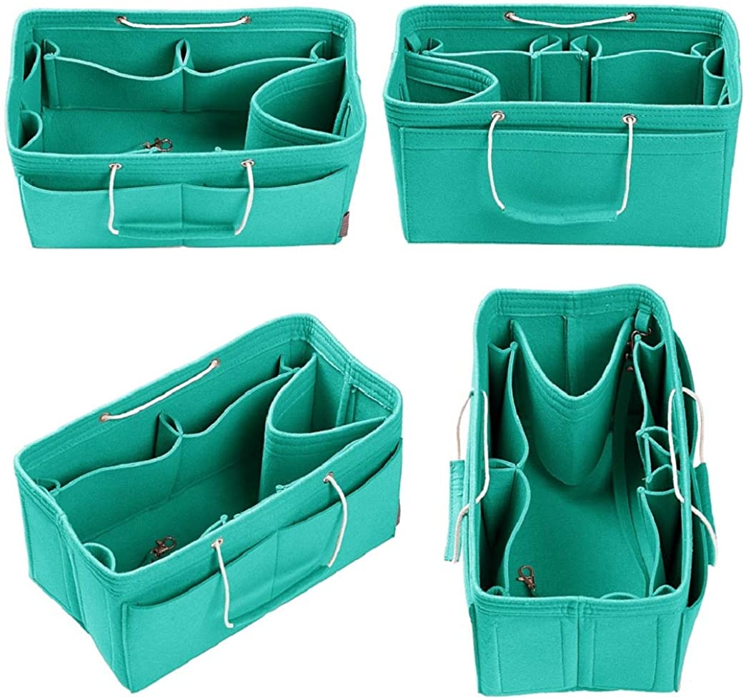Purse Organizer, Multi-Pocket Felt Handbag Organizer, Purse Organizer Insert with Handles, Medium, Large, X-Large