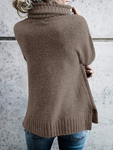 
                        
                          Muat gambar ke penampil Galeri, FISACE Womens Solid Round Neck Oversized Turtleneck Full Sleeve Knitted Sweater Pullover
                        
                      