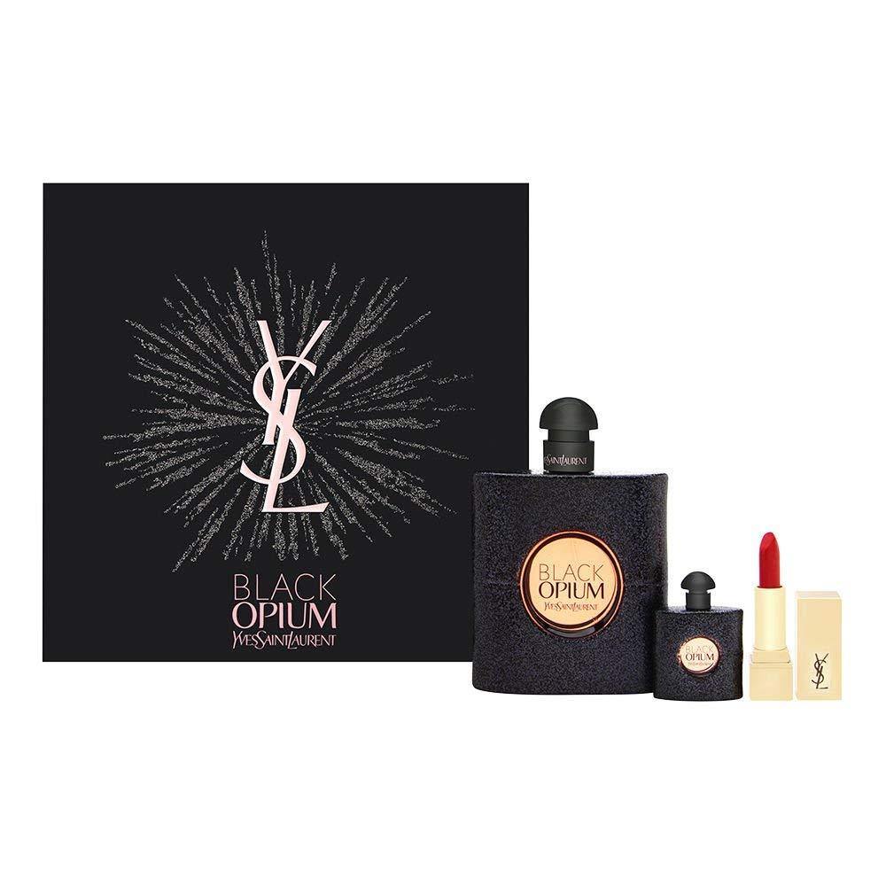 Yves Saint Laurent Eau De Parfum Spray for Women, Black Opium, 3 Ounce