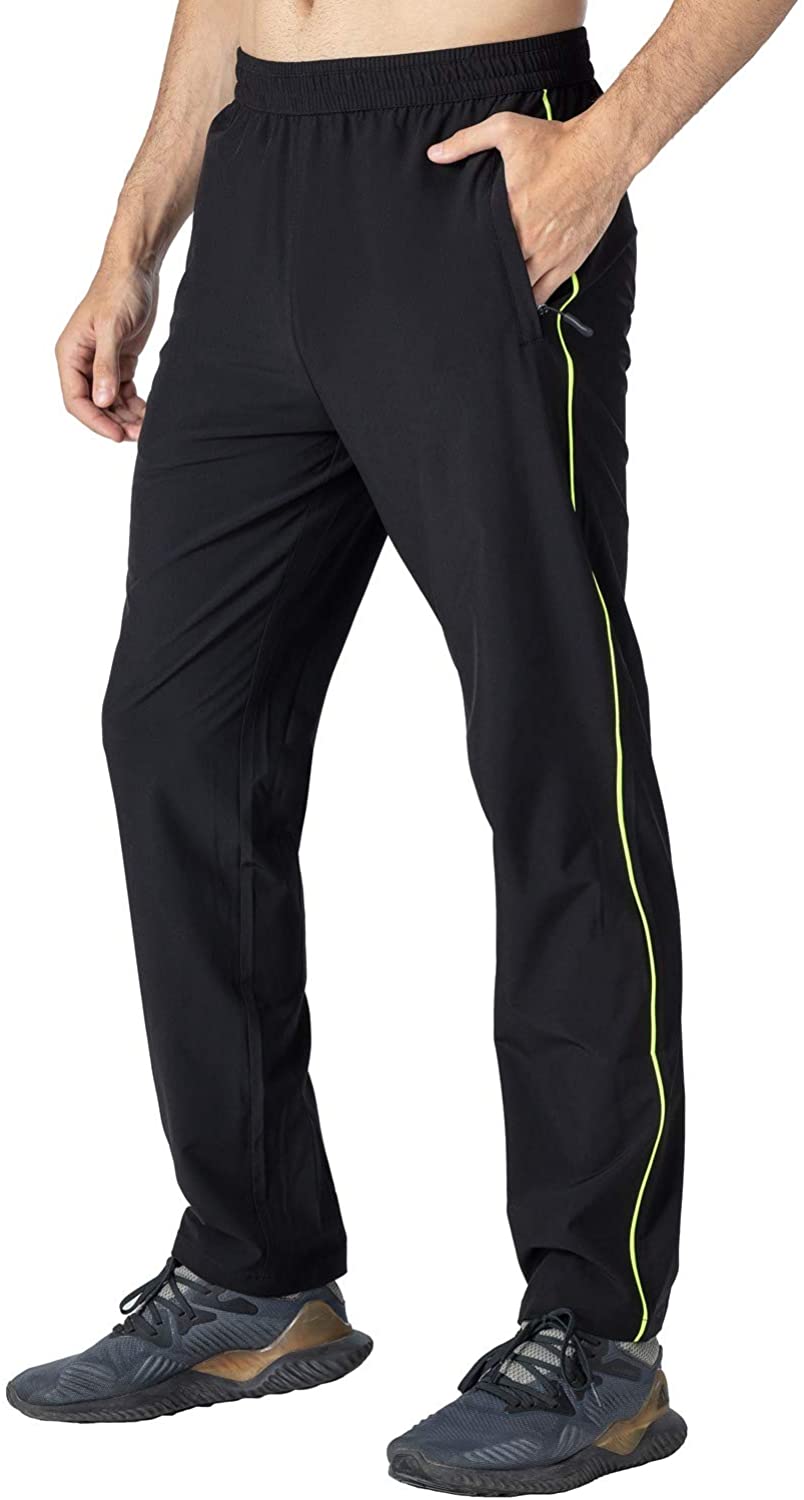 Rdruko Men's Jogger Casual Pants Lightweight Breathable Quick Dry Hiking Running Outdoor Sports Pants