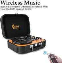 
                        
                          画像をギャラリービューアに読み込む, Bluetooth Record Player 3 Speed Craftmanship Turntable with Built-in Premium Speakers Support USB Playback/Recording (Black)… - JOY2ESpree
                        
                      