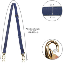 
                        
                          Muat gambar ke penampil Galeri, Allzedream Genuine Leather Purse Strap Replacement Crossbody Handbag Long Adjustable
                        
                      