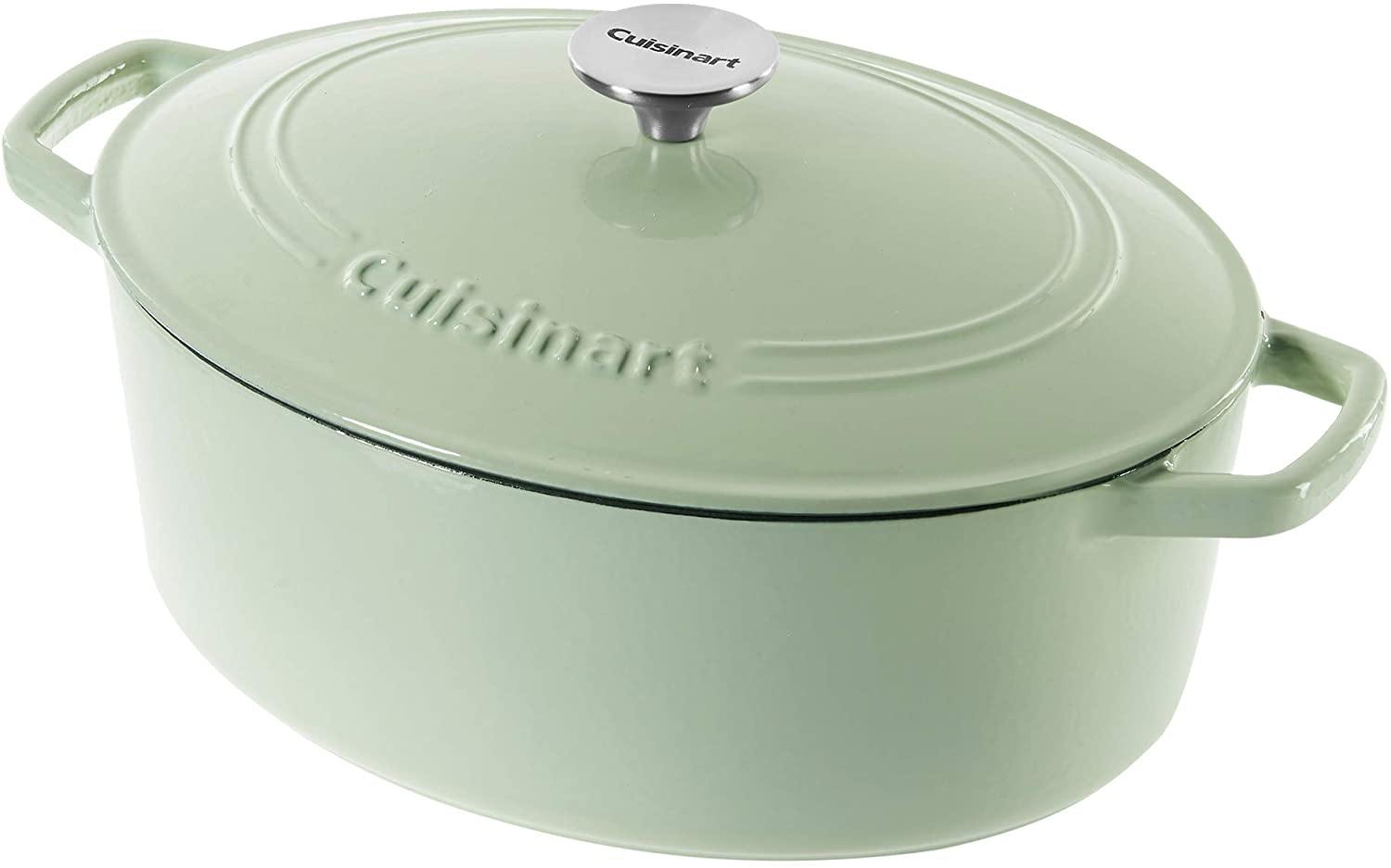 Cuisinart Cast Iron Casserole, Terracotta Orange, 5.5 Quart - JOY2ESpree