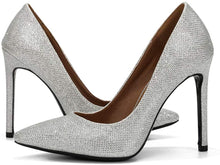 
                        
                          Muat gambar ke penampil Galeri, LIURUIJIA Womens Stiletto Pumps Pointed Toe High Heel Slip On Wedding Party Office Shoes 666
                        
                      