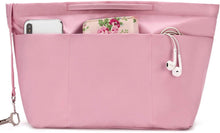 
                        
                          Load image into Gallery viewer, bridawn Nylon Tote Organizer Purse Insert Pocketbook Organizer Insert Handbag Divider with Handles Zipper Closure
                        
                      