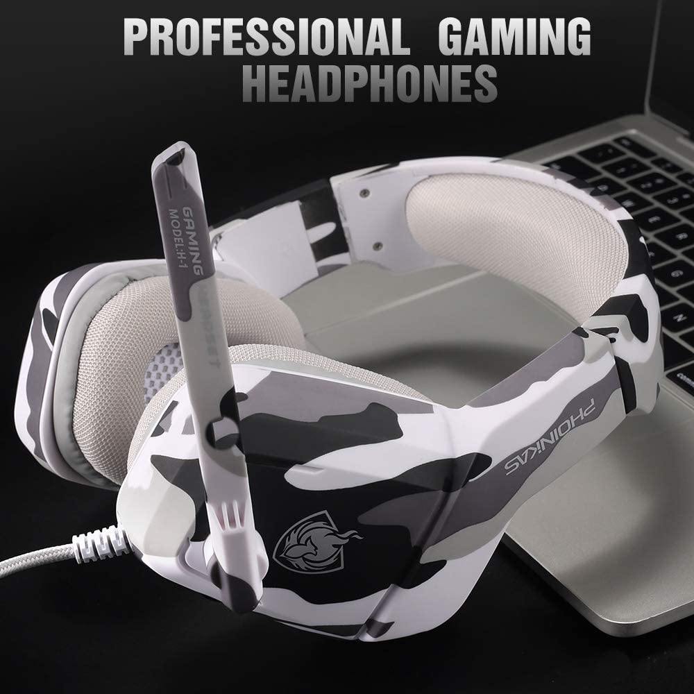 PS4 Gaming Headset with 7.1 Surround Sound, Xbox One Headset with Noise Canceling Mic & LED Light - JOY2ESpree