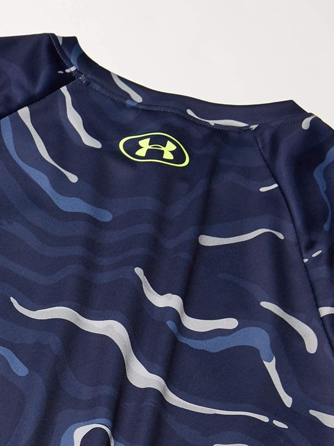 Under Armour Boys' Tech Big Logo Printed Short Sleeve Gym T-Shirt