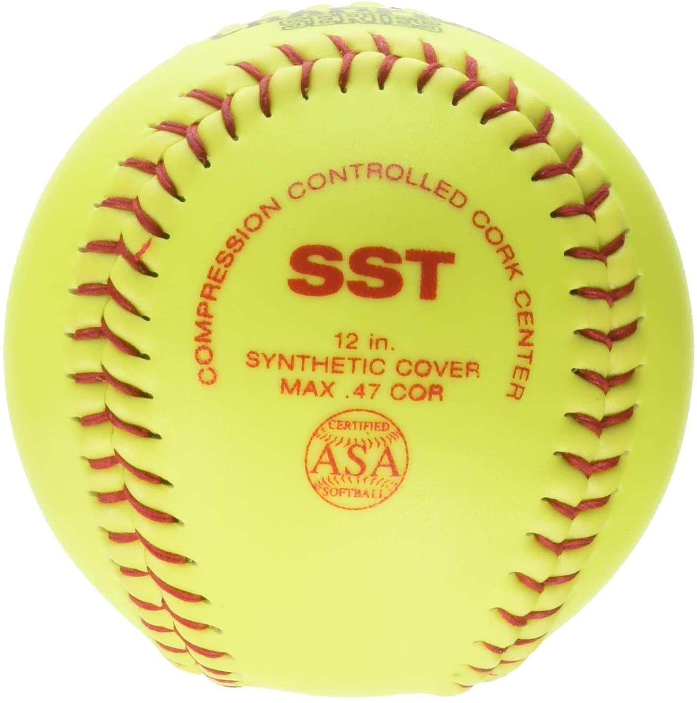 Wilson Sporting Goods A9106 ASA Series Softball (12-Pack), 12-Inch, Optic Yellow (WTA9106BASA-LOW) - JOY2ESpree