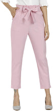 
                        
                          Load image into Gallery viewer, Freeprance Women's Pants Casual Trouser Paper Bag Pants Elastic Waist Slim Pockets
                        
                      