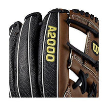 
                        
                          Cargar imagen en el visor de la galería, Wilson A2000 11.75-Inch SuperSkin Baseball Glove, Saddle Tan/White/Black, Left (Right Hand Throw) - JOY2ESpree
                        
                      