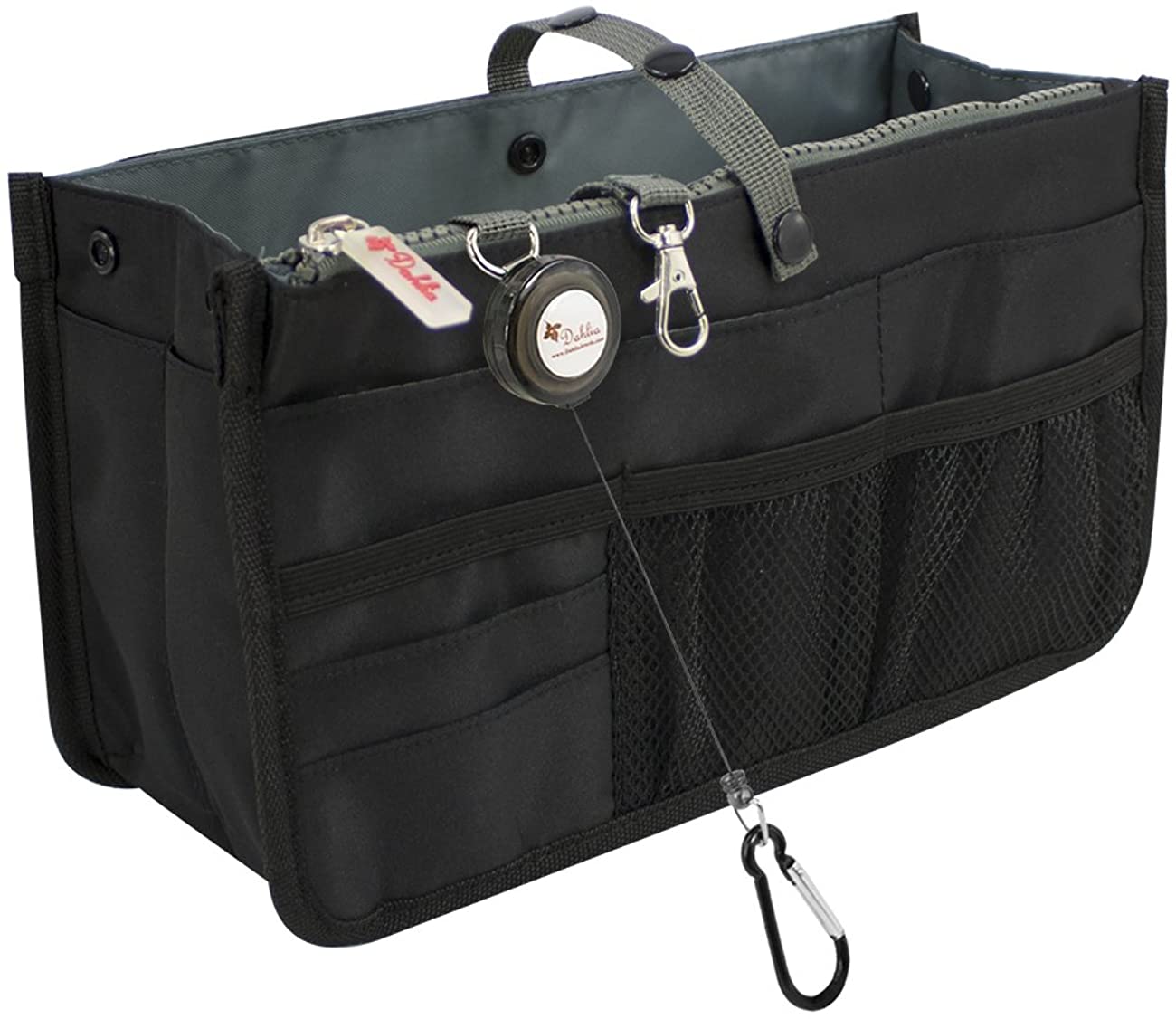 Dahlia's Patented Handbag Purse Organizer Insert - STURDY Flexible