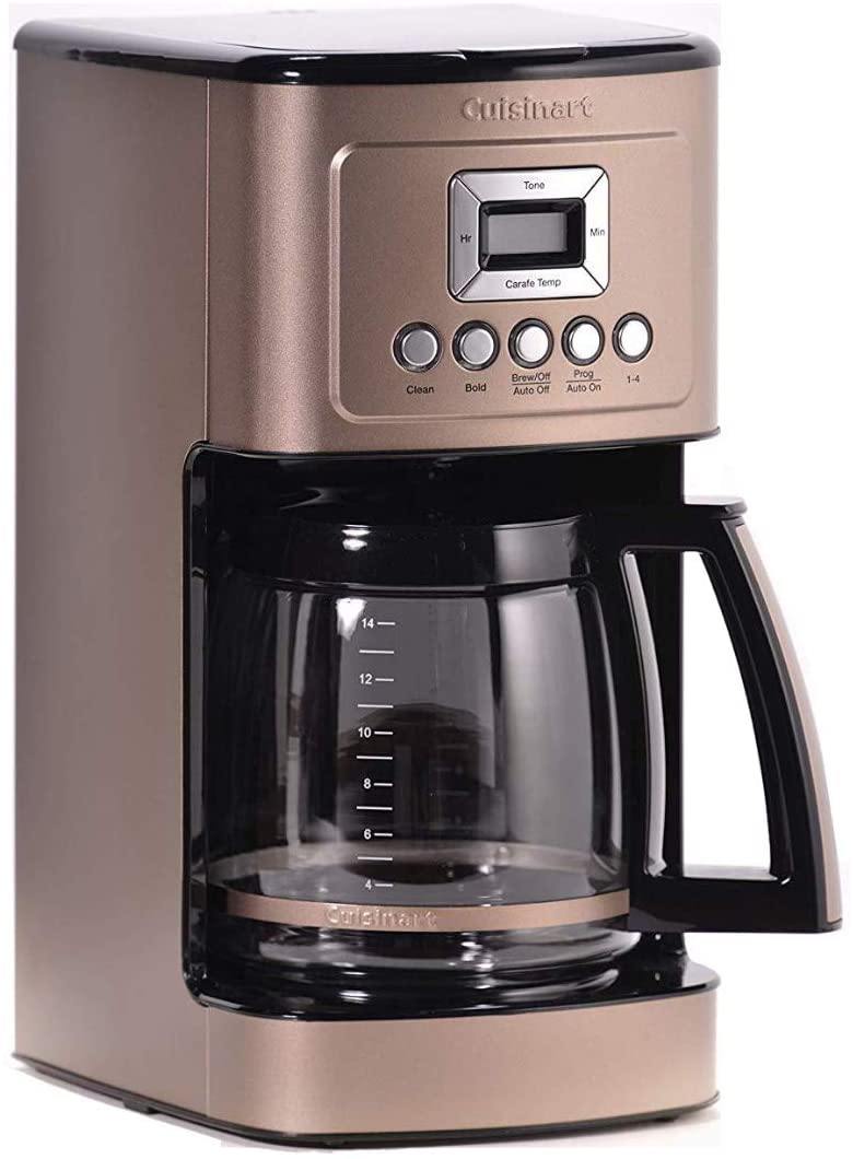 Cuisinart DCC-3200W Perfectemp Coffee Maker, 14 Cup Progammable Coffeemaker with Glass Carafe, White - JOY2ESpree