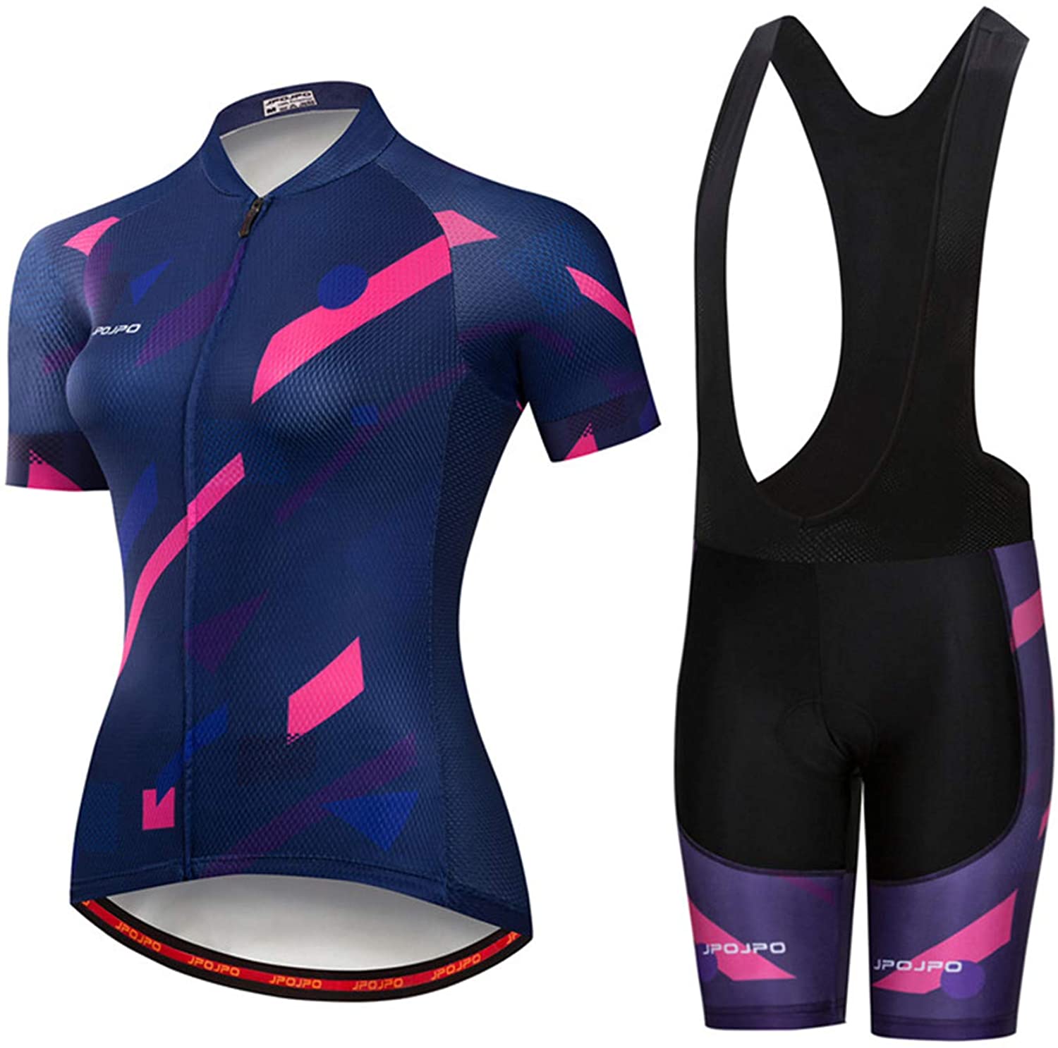 Women's Cycling Clothing Short Sleeve Bike Jersey Sets Bib Shorts Summer Cycling Sets Reflective
