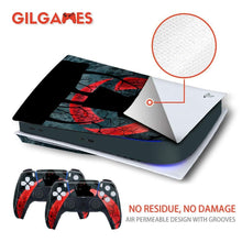 
                        
                          Cargar imagen en el visor de la galería, GilGames Skin Decals Faceplate for Playstation 5, Vinyl Protector Wrap Full Set Protective Cover Stickers Kit Console and Controller (Disk Edition) - JOY2ESpree
                        
                      