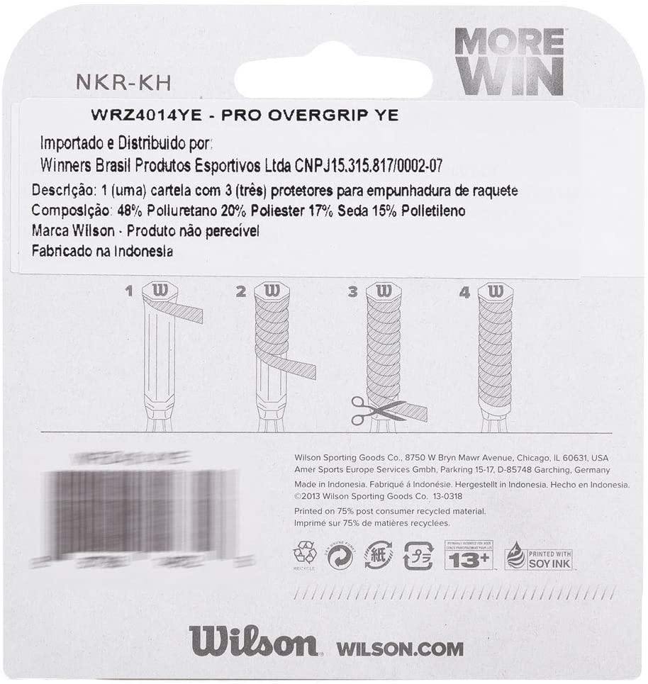 Wilson Pro Tennis Racquet Over Grip, Pack of 3 - JOY2ESpree