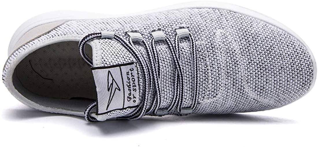 KEEZMZ Men's Running Shoes Fashion Breathable Sneakers Mesh Soft Sole Casual Athletic Lightweight