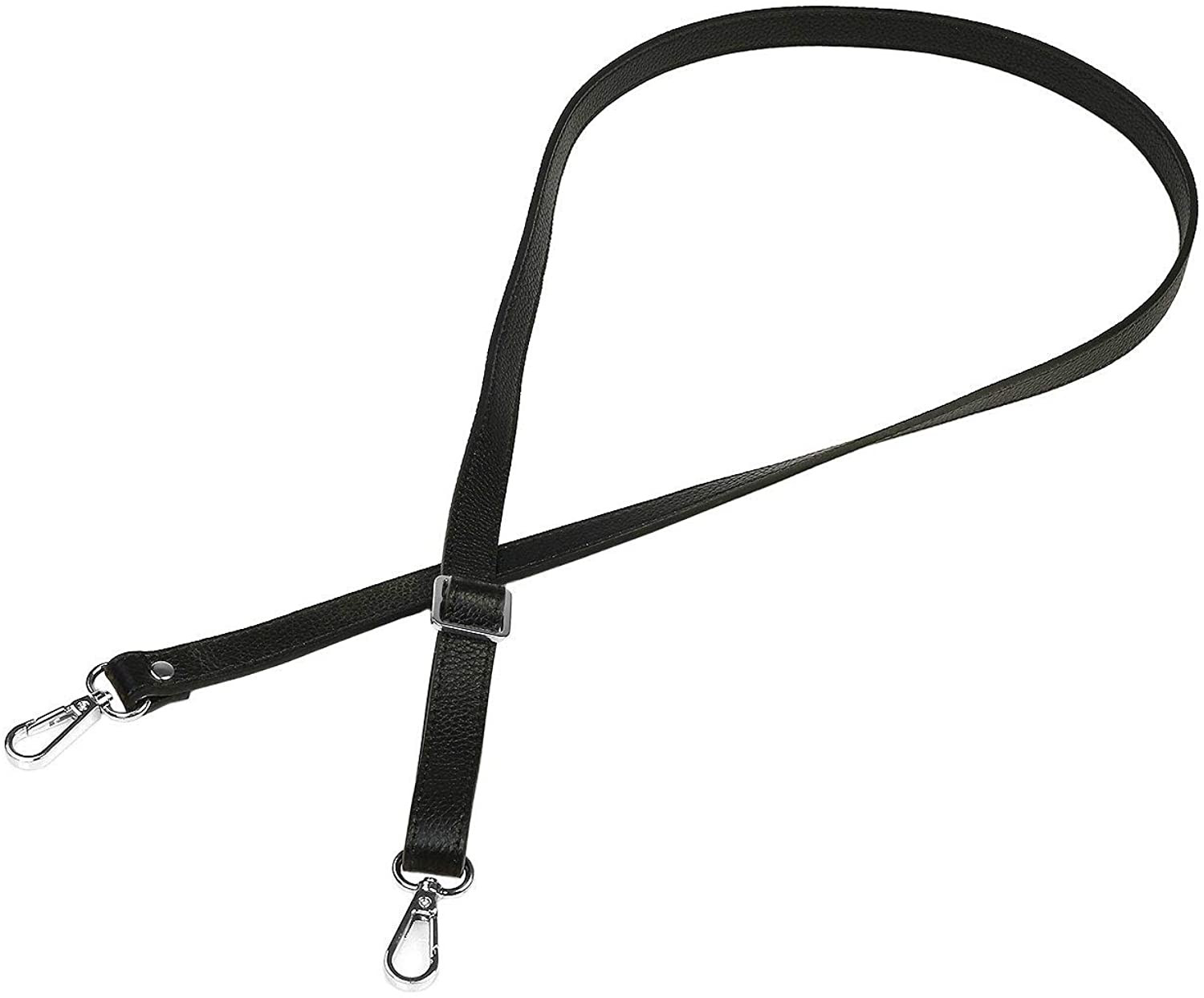 VanEnjoy Full Grain Leather Adjustable Replacement Strap for Crossbody Bag Purse, 26-51"Long 0.71"Wide