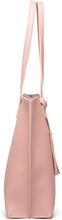 
                        
                          將圖片載入圖庫檢視器 Women's Soft Faux Leather Tote Shoulder Bag from Dreubea, Big Capacity Tassel Handbag
                        
                      