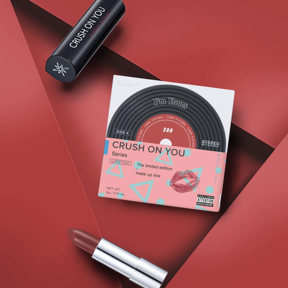 Semi Matte Vegan Lipstick with Creamy Satin Finish, Burnt Sienna