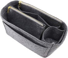 
                        
                          Cargar imagen en el visor de la galería, Felt Purse Bag Organizer Insert with zipper Bag Tote Shaper Fit Speedy Neverfull MM GM
                        
                      