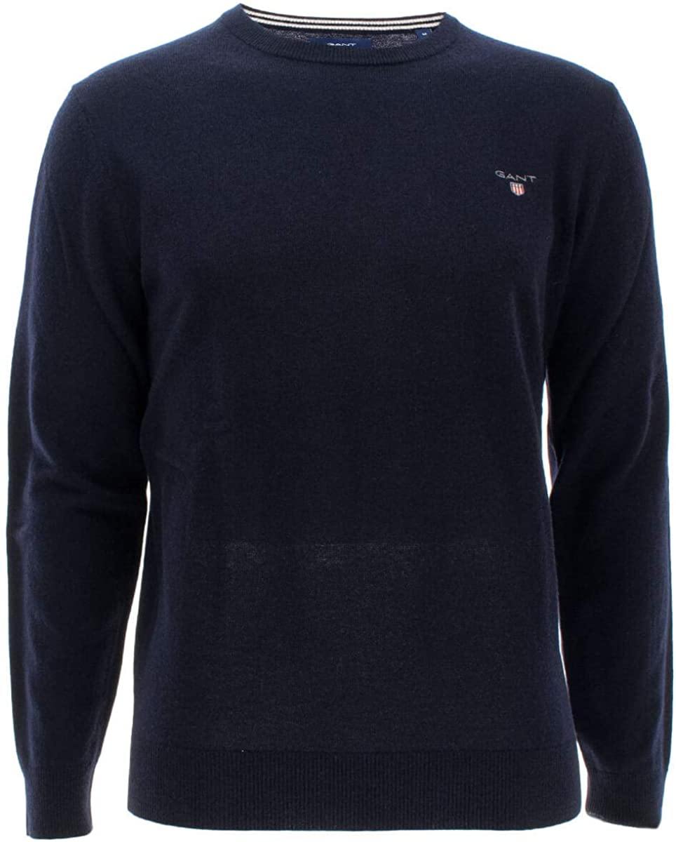 GANT Lambswool Crew Neck Mens Jumper - JOY2ESpree