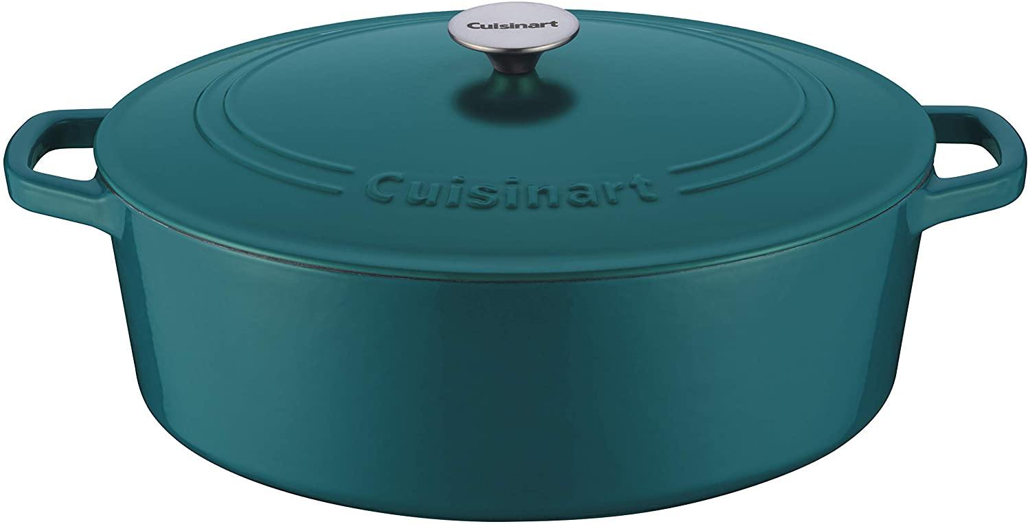 Cuisinart Cast Iron Casserole, Terracotta Orange, 7-Quart - JOY2ESpree