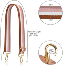 
                        
                          Muat gambar ke penampil Galeri, Allzedream Purse Strap Replacement Crossbody Handbag Stripe Wide Adjustable
                        
                      