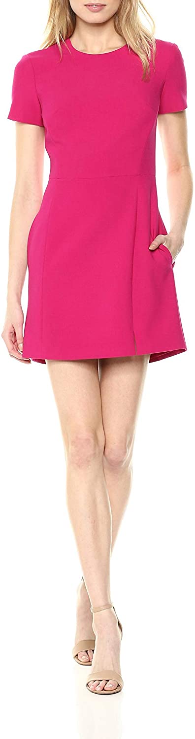 French Connection Women's Whisper Light Stretch Solid Mini Dress
