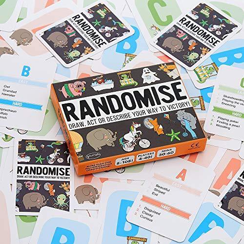 Randomise: The Hilarious Pocketsize Party Game of Acting, Drawing and Describing. - JOY2ESpree
