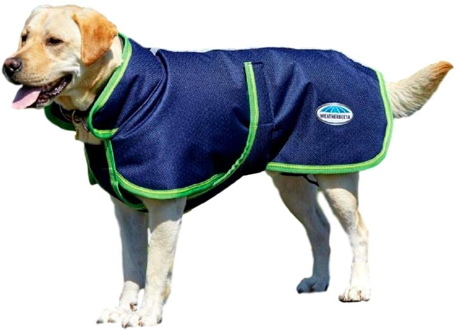 Weatherbeeta Parka 1200D Deluxe Dog Coat (20", Navy/Grey/White)