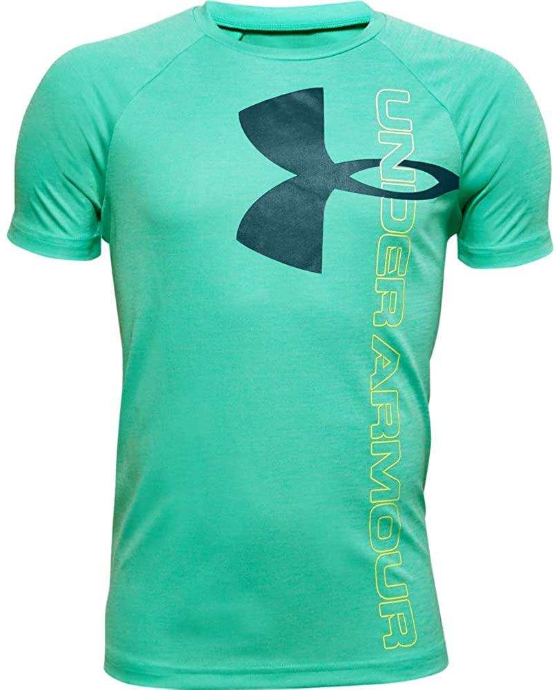 Under Armour Boys' Tech Split Logo Hybrid T-Shirt - JOY2ESpree