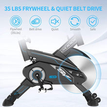 
                        
                          गैलरी व्यूवर में इमेज लोड करें, pooboo Exercise Bike, Indoor Cycling Bike Stationary Belt Drive - JOY2ESpree
                        
                      
