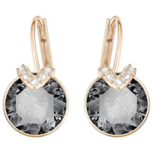 
                        
                          Load image into Gallery viewer, SWAROVSKI Women's Bella V Crystal Earrings Collection, Gray Crystals, Pink Crystals, Clear Crystals - JOY2ESpree
                        
                      