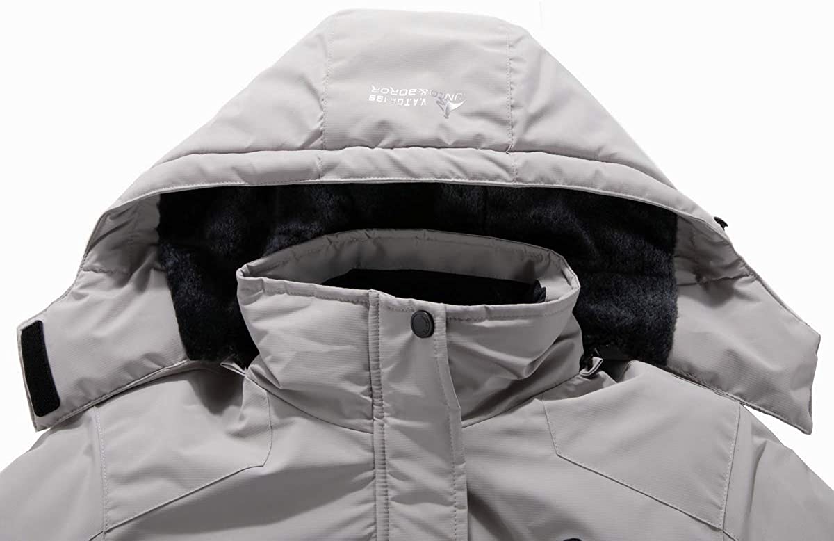 MOERDENG Men's Waterproof Ski Jacket Warm Winter Snow Coat Mountain Windbreaker Hooded Raincoat Snowboarding Jackets