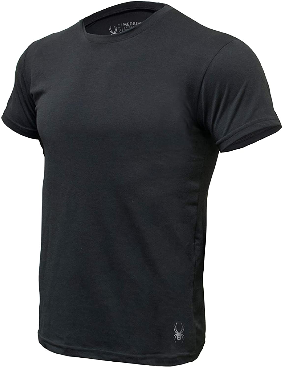 Spyder Crew Neck Mens Undershirts/Ultra Soft 95% Cotton Stretch T-Shirt