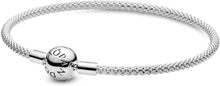 
                        
                          Muat gambar ke penampil Galeri, Pandora Jewelry Moments Mesh Charm Sterling Silver Bracelet - JOY2ESpree
                        
                      