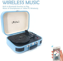 
                        
                          गैलरी व्यूवर में इमेज लोड करें, LP&amp;No.1 Bluetooth Record Player with USB Play and Recording - JOY2ESpree
                        
                      