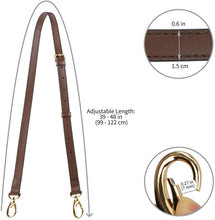 
                        
                          Load image into Gallery viewer, Allzedream Genuine Leather Purse Strap Replacement Crossbody Handbag Long Adjustable
                        
                      