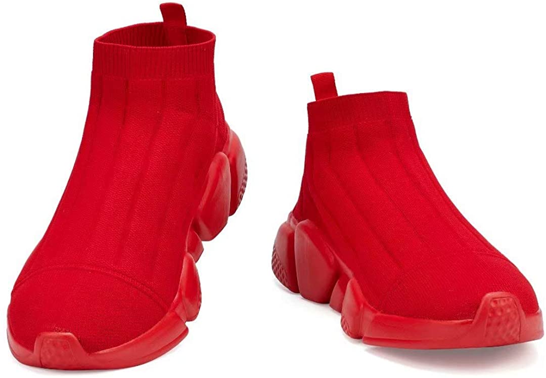 Voxge Men's and Women's Sock Sneakers Lightweight Breathable Athletic Running.