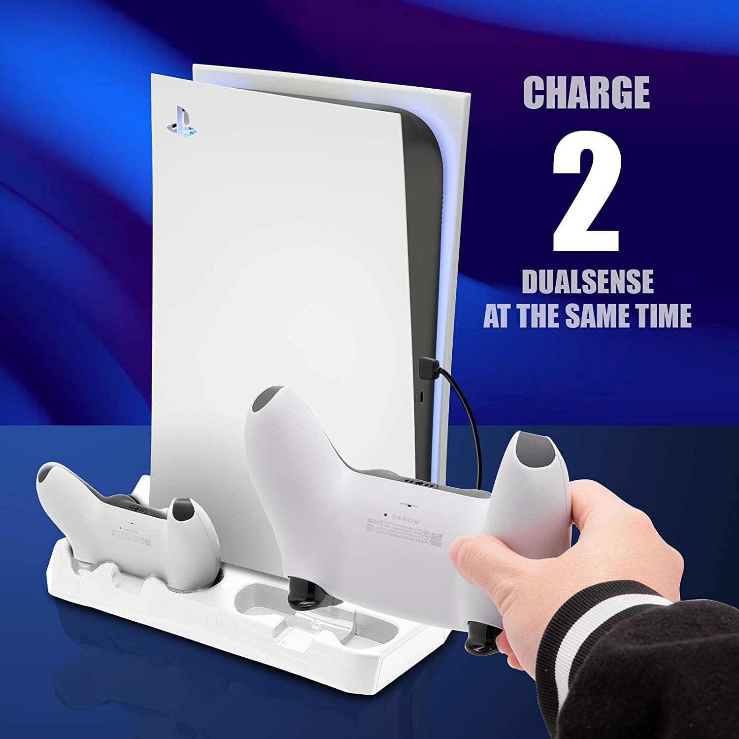 PS5 Cooling Fan, PS5 Cooler, Vertical Stand for Playstation 5 Digital Edition & Ultra HD Game Console - JOY2ESpree