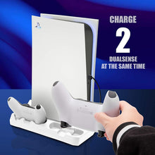 
                        
                          Load image into Gallery viewer, PS5 Cooling Fan, PS5 Cooler, Vertical Stand for Playstation 5 Digital Edition &amp; Ultra HD Game Console - JOY2ESpree
                        
                      