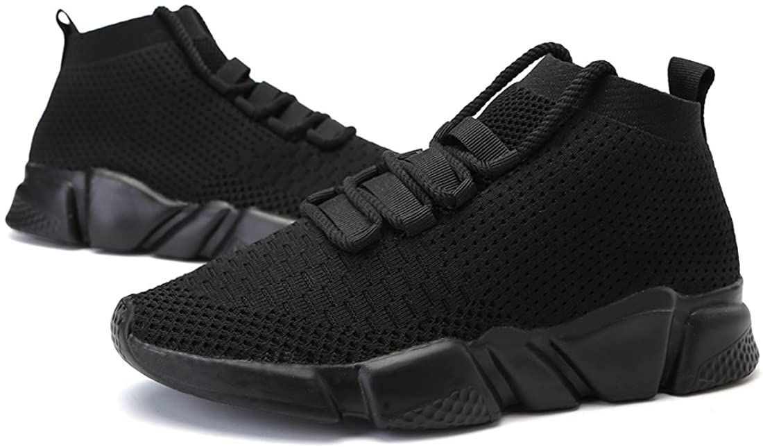 Mevlzz Mens Casual Athletic Sneakers Knit Running Shoes Tennis Shoe for Men Walking Baseball Jogging