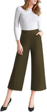 
                        
                          將圖片載入圖庫檢視器 Tsful High Waisted Wide Leg Pants for Women Summer Business Casual Crop Dress Pants Stretch Pull On Capris
                        
                      