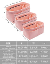 
                        
                          Cargar imagen en el visor de la galería, Felt Purse Organizer Insert Zipper Pocket with Two Removeable Bottle Holder
                        
                      