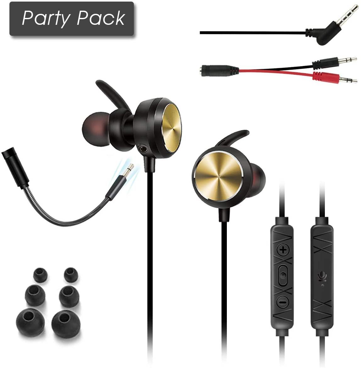 Dual Microphones Gaming Headphones with Siri Wake-up Noise Cancelling Stereo Bass Headphones for Mobile Gaming - JOY2ESpree
