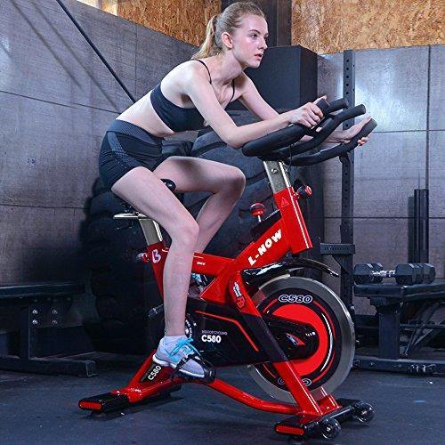 L NOW Indoor Cycling Bike Exercise Bike Stationary Commercial Standard with 40lb Flywheel - JOY2ESpree