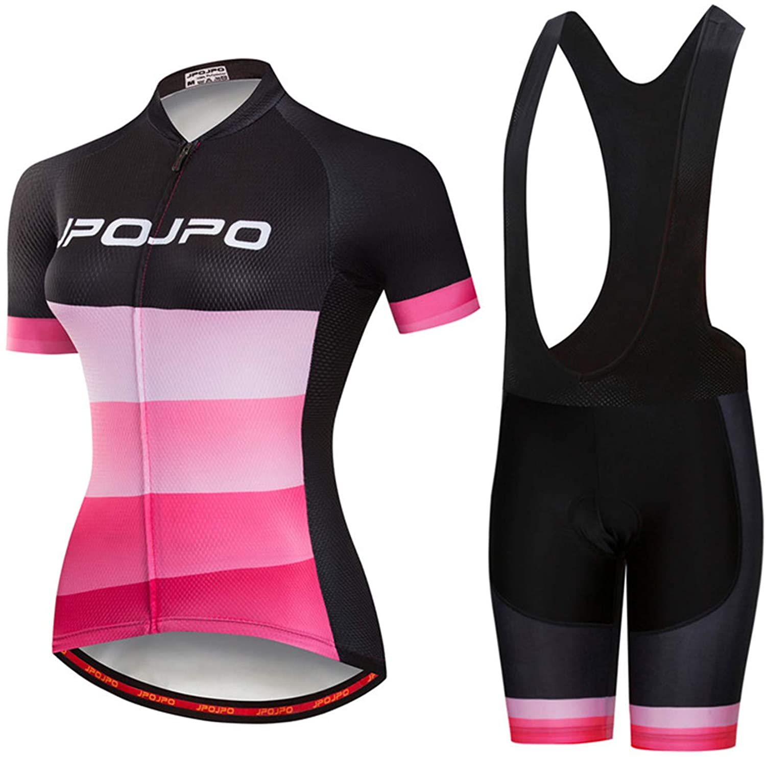 Women's Cycling Clothing Short Sleeve Bike Jersey Sets Bib Shorts Summer Cycling Sets Reflective