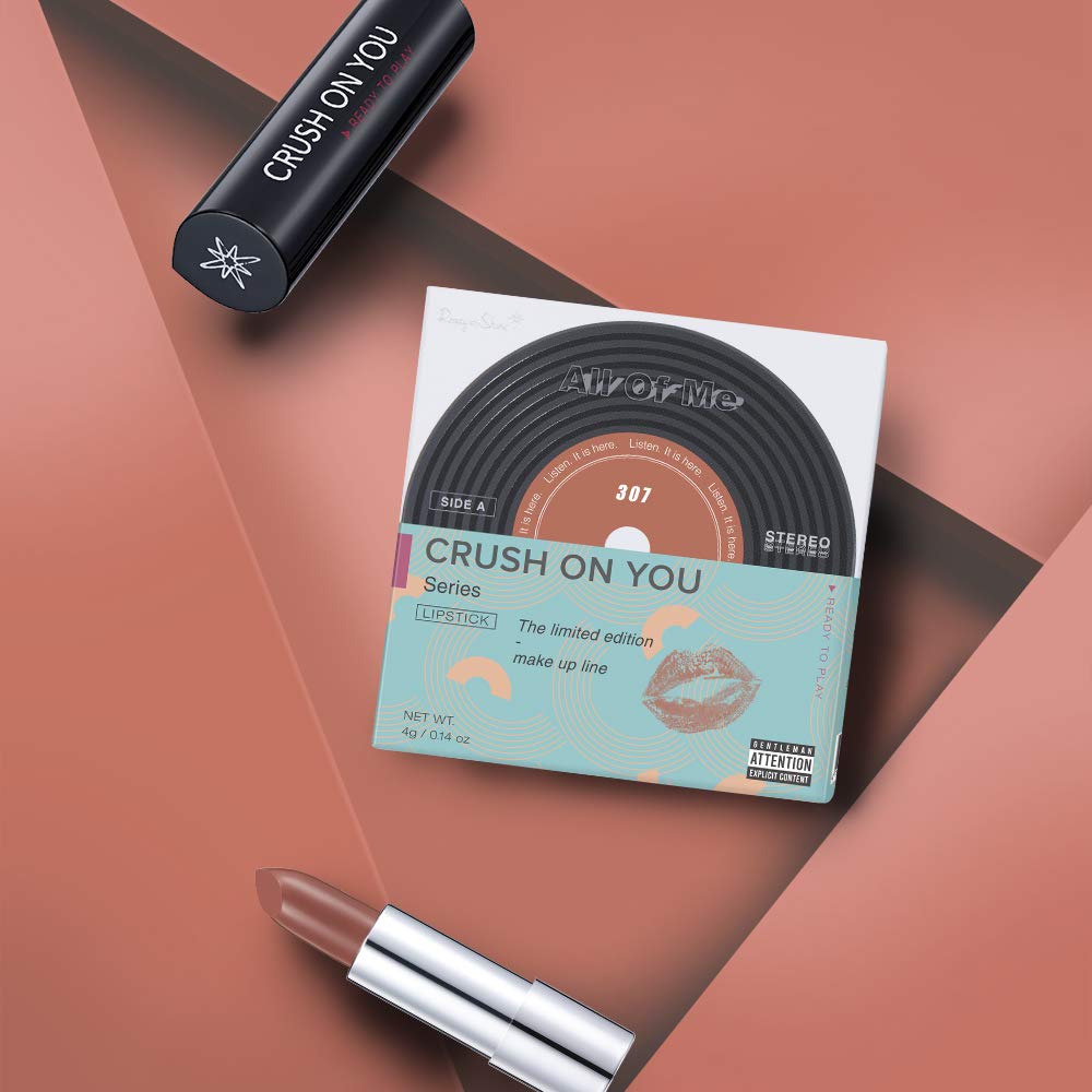 Semi Matte Vegan Lipstick with Creamy Satin Finish, Burnt Sienna