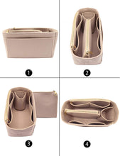 
                        
                          Cargar imagen en el visor de la galería, Felt Purse Bag Organizer Insert with zipper Bag Tote Shaper Fit Speedy Neverfull MM GM
                        
                      